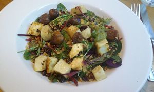 Chestnut  and  celeriac salad. Absolutely gorgeous at Henderson's Vegan in Edinburgh