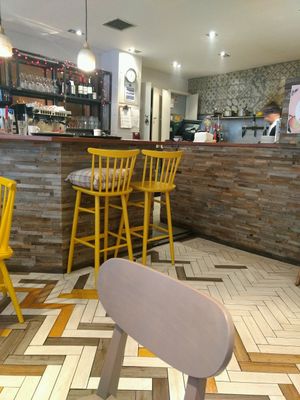 counter at Henderson's Vegan in Edinburgh