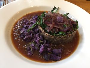 Vegan Haggis! at Henderson's Vegan in Edinburgh