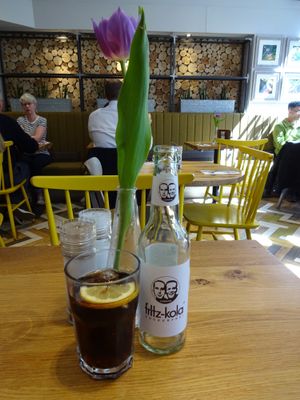 German Fritz-Kola at Henderson's Vegan in Edinburgh