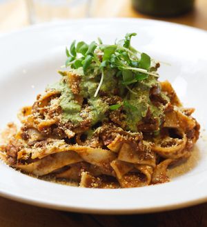 Lentil ragu at Henderson's Vegan in Edinburgh