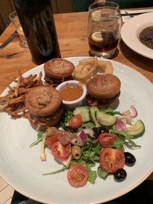 Sliders ❤️ at Henderson's Vegan in Edinburgh