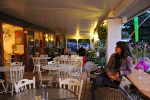 Dreaming at Uki Cafe in Uki