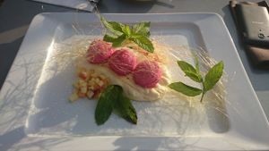 My tasty dessert at Dreilinden in St Gallen