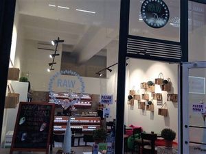 The Raw Deli, inside the mall at The Raw Deli in Prague