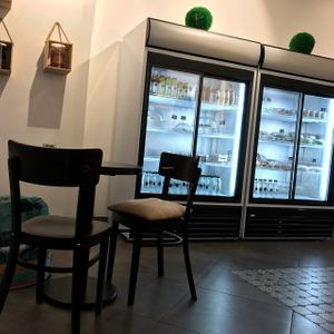 inside at The Raw Deli in Prague