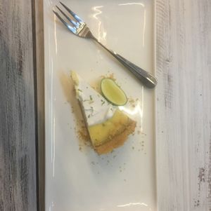 key lime pie at Malaika Secret Moksha in Sanur