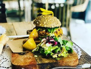 Veggie Burger  at Organic Market and Food in Marbella