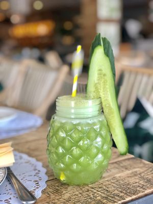 Green Juice at Organic Market and Food in Marbella