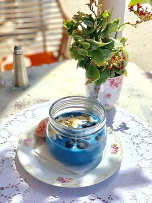 Blue Spirulina Bowl   at Organic Market and Food in Marbella