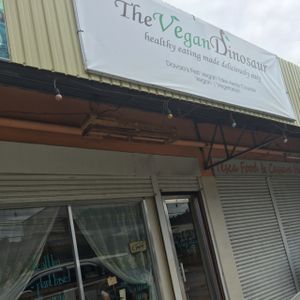store front at The Vegan Dinosaur in Davao City
