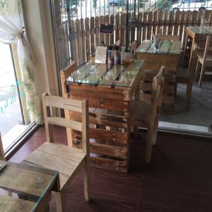 seating at The Vegan Dinosaur in Davao City