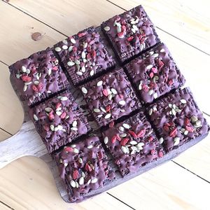 Raw Superfood Brownies at The Vegan Dinosaur in Davao City