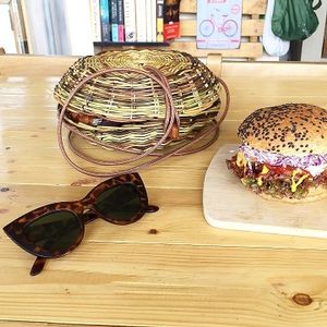 Pulled Pawk + Coleslaw Burger at The Vegan Dinosaur in Davao City