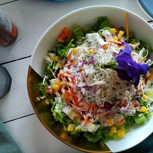 Spiced Falafel, bun-free option at The Vegan Dinosaur in Davao City