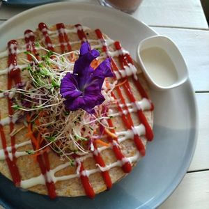 Quesadilla at The Vegan Dinosaur in Davao City