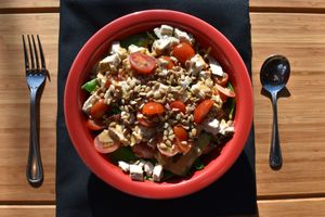 Vegan Thai Peanut Bowl at Live Juice in Concord