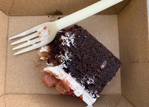 strawberry rhubarb chocolate loaf (gf)🍓🍰🍫  at Smith & Deli in Collingwood