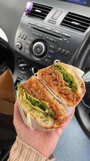 Meatball toasted sub  at Smith & Deli in Collingwood