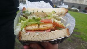 Foghorn Legless - vegan chicken sandwich at Smith & Deli in Collingwood