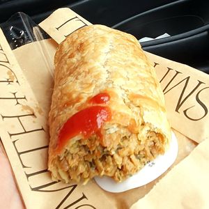 Sausage roll inside 😋 at Smith & Deli in Collingwood