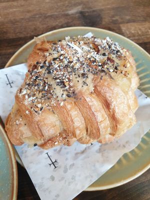 Hash brown croissant at Smith & Deli in Collingwood