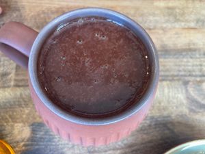 European choc mint hot chocolate, lovely flavour   at Smith & Deli in Collingwood