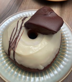 Glazed donut with honeycomb   at Smith & Deli in Collingwood