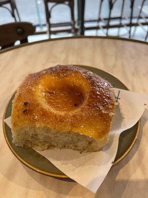 lemon curd creme brulee doughnut at Smith & Deli in Collingwood