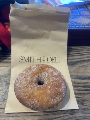 Pretty good … a bit dried out maybe fresher earlier in morning but still good   at Smith & Deli in Collingwood