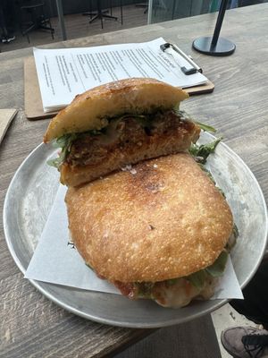 Meatball toastie  at Smith & Deli in Collingwood