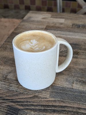 Macadamia latte at Smith & Deli in Collingwood