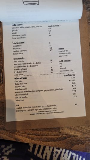 Menu Page 4 at Smith & Deli in Collingwood