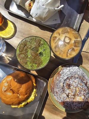 Egg and Bacon Roll at Smith & Deli in Collingwood