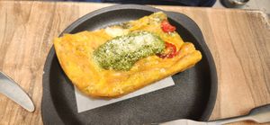 Frittata with pesto at Smith & Deli in Collingwood