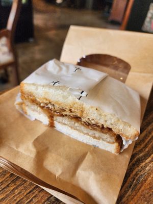 Katsu sandwich at Smith & Deli in Collingwood