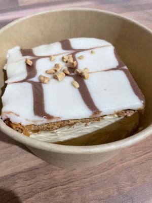 Peanut vanilla slice - to die for!😋 at Smith & Deli in Collingwood