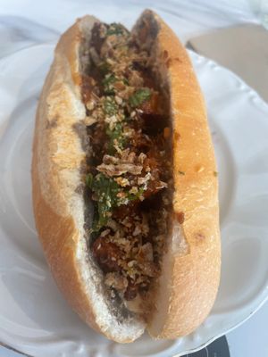 Pork Bahn Mi. Housemade pork. The pate really made it! at Smith & Deli in Collingwood