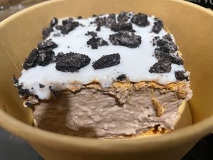 Oreo chocolate vanilla slice  at Smith & Deli in Collingwood