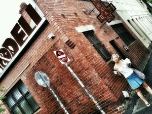 coffee and brekkie at Smith & Deli in Collingwood