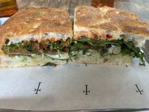 Schnitz sandwich. Was too oily    at Smith & Deli in Collingwood