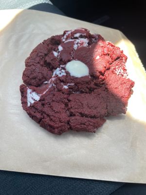 red velvet cookie at Smith & Deli in Collingwood