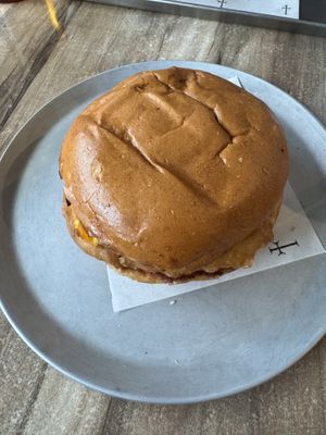 Scramble roll  at Smith & Deli in Collingwood