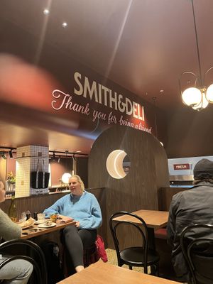 Mezzanine seating area  at Smith & Deli in Collingwood