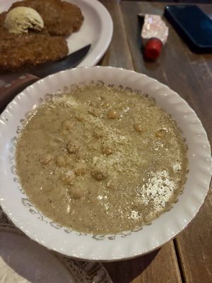 Cacio e Pepe chickpeas  at Smith & Deli in Collingwood