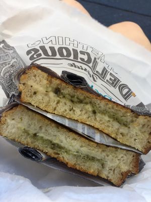 Pesto grilled cheese at Smith & Deli in Collingwood
