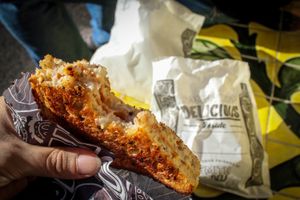 grilled cheese sandwich at Smith & Deli in Collingwood