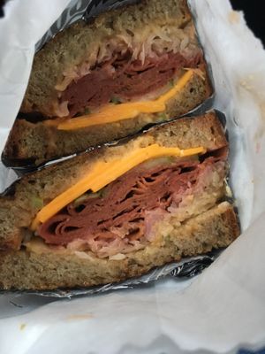 The Reubenstein ($15). More filling than I expected, and so yum!! at Smith & Deli in Collingwood