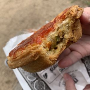 Golden curry pie 🥧  at Smith & Deli in Collingwood