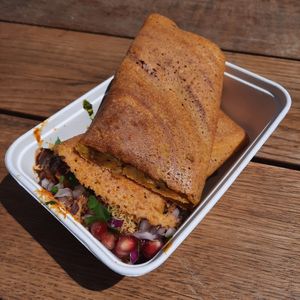 Dosa at Horn Ok Please - Food Stall in South East London